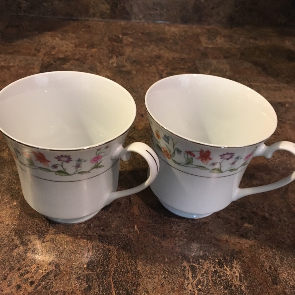 2 Beautiful tea/coffee cups